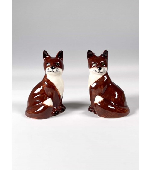 Renard - Salière et Poivrier Quail Ceramics design sel saliere poivrier salier poivrière