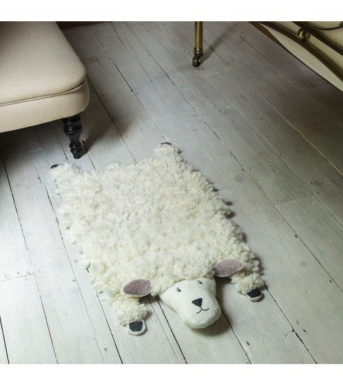 Shirley - Tapis animal en laine - Mouton Sew Heart Felt tapis animaux jungle chambre bebe animal enfant