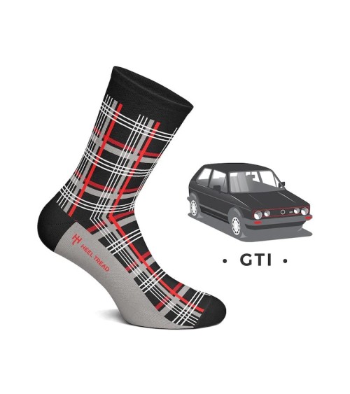 Socks - GTI Heel Tread funny crazy cute cool best pop socks for women men