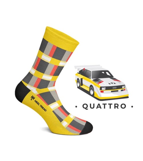 Socken - Quattro Heel Tread socke kuschelsocken für damen lustig herren farbige coole socken