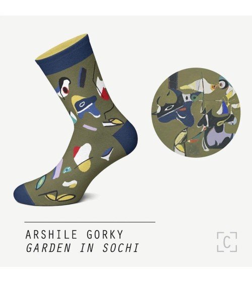 Giardino a Sochi - Calze divertenti Curator Socks calze da uomo per donna divertenti simpatici particolari