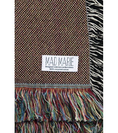 The Choupette after Karl - Plaid en coton Mad Marie plaide pour canapé plaid cocooning couverture douce suisse