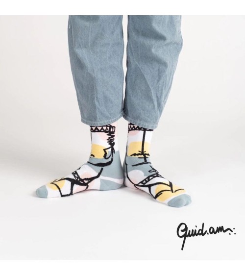 Calzini - Quid.am Label Chaussette calze da uomo per donna divertenti simpatici particolari