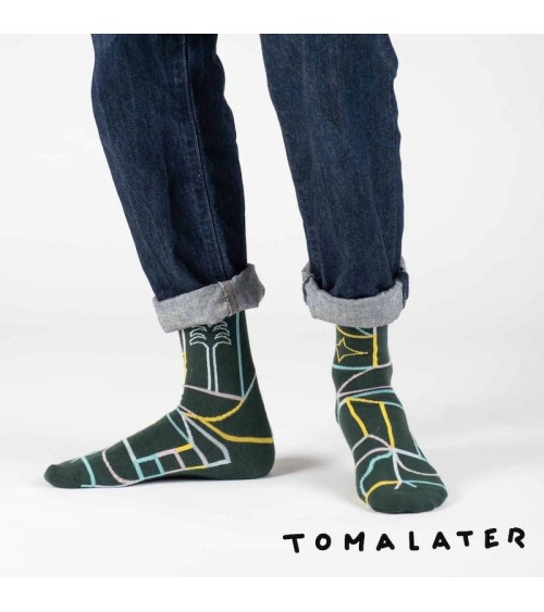 Chaussettes - Tomalater - Néons Label Chaussette jolies pour femme originales pour homme chausset rigolotes drole Suisse