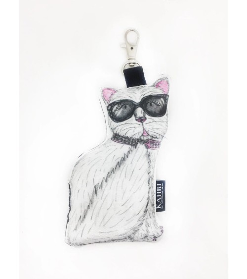 Breloque pour sac - Mini Choupette KAHRI tendance original kitatori suisse