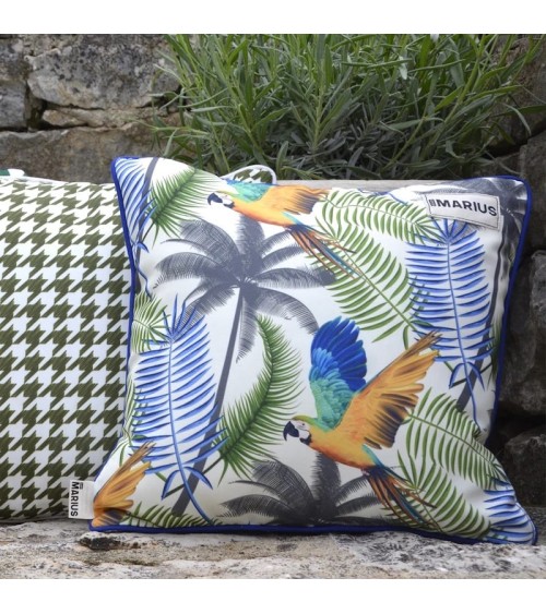 Aras - Coussin extérieur 45x45 cm Où est Marius exterieur imperméable salon chaise de jardin deco