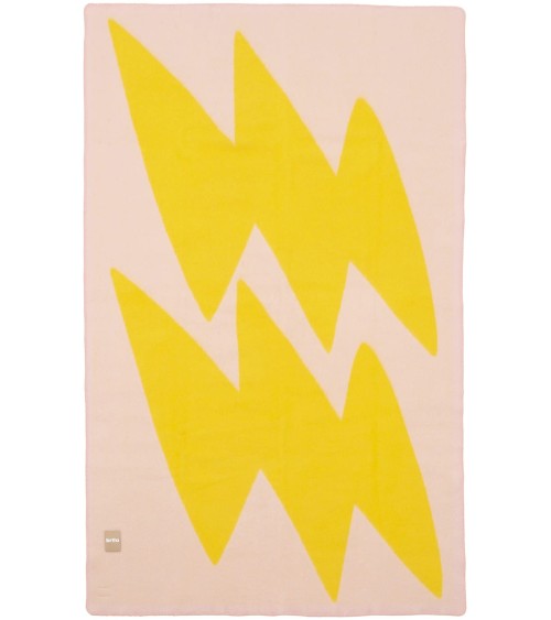 FLASH Lemon - Decke aus Wolle und Baumwolle Brita Sweden Sofa Kuscheldecke Bettdecke Tagesdecke Wohndecke kaufen Schweiz