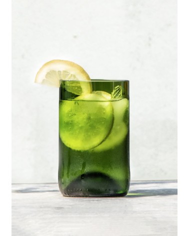 4 Bicchieri da cocktail - Débattre Q de Bouteilles moderni colorati particolari