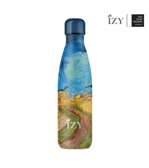 Gourde Isotherme - Champ de blé aux corbeaux IZY Bottles gourde sport metal d eau aluminium thé design