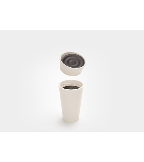 Takeaway mug - Biomass Take Out - Natural White ilsangisang coffee tea cup mug funny