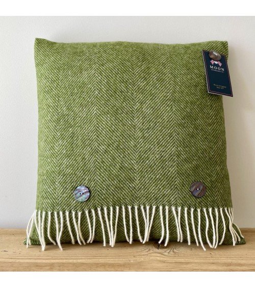 HERRINGBONE Apple - Pure new wool Sofa Cushion Bronte by Moon decorative accent throw pillows cases sofa original