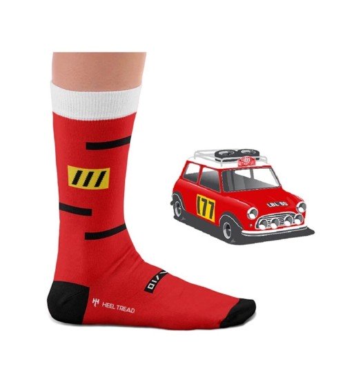 Chaussettes - MINI Cooper S Heel Tread jolies pour femme originales pour homme chausset rigolotes drole Suisse