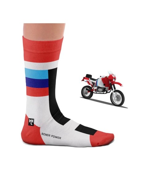 Calzini - BMW Boxer Heel Tread calze da uomo per donna divertenti simpatici particolari