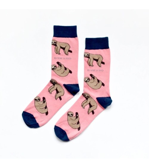 Sauvez les paresseux - Chaussettes enfant en bambou Bare Kind jolies pour femme originales pour homme chausset rigolotes drol...