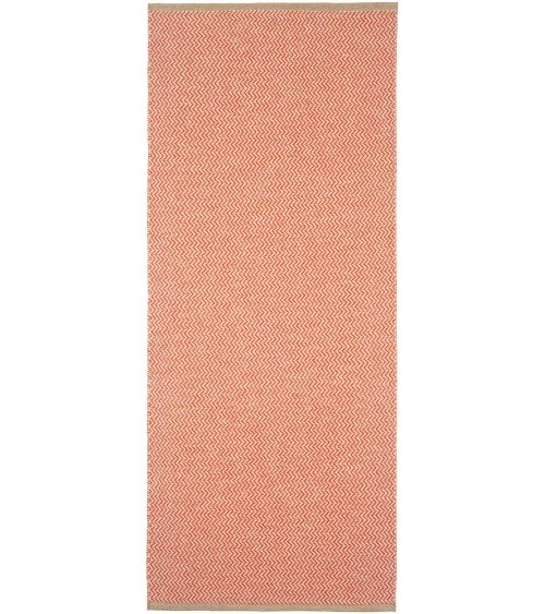 Vinyl Teppich - STRAND Rot Brita Sweden küchenteppich küchenläufer waschbar waschbarer outdoor teppich Teppichläufer balkon
