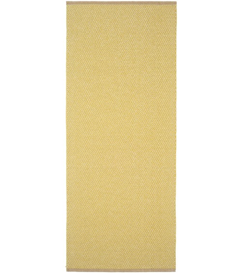 Tappeto in vinile - STRAND Mustard Brita Sweden passatoia tappeti da cucina lavabile in lavatrice per esterno