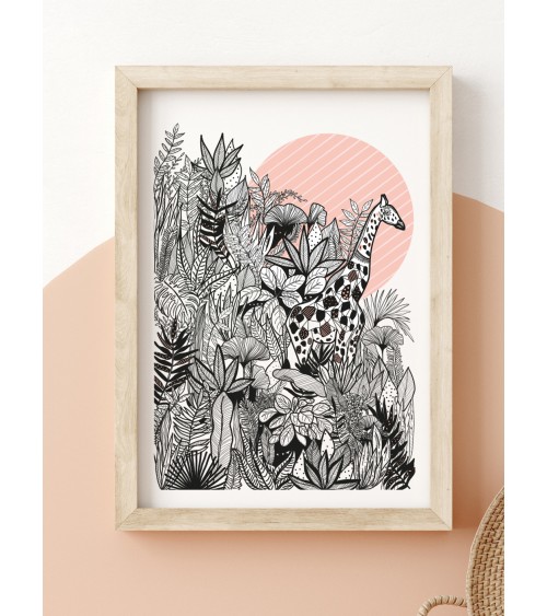 Giraffa - Poster, decorazioni da parete Olala by Pupa decorativi per pareti