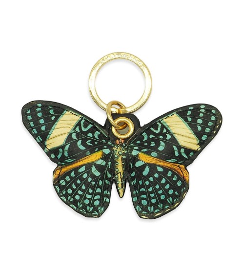 Leather Keyring - Speckled Gem Butterfly Alkemest original gift idea switzerland