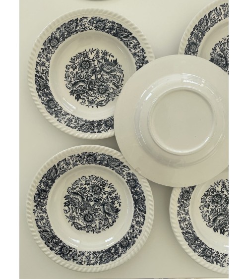 6 Soup Plates - Vintage kitatori switzerland vintage furniture design classics