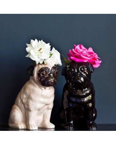 Large Flower Vase - Fawn Pug Quail Ceramics table flower living room vase kitatori switzerland