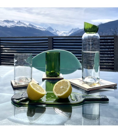 4 Bicchieri da cocktail - Débattre Q de Bouteilles moderni colorati particolari