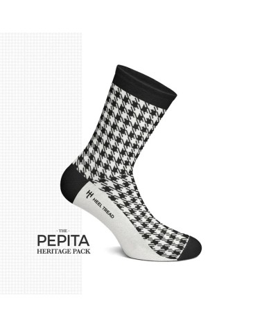 Chaussettes - Pepita Heritage Pack Heel Tread jolies pour femme originales pour homme chausset rigolotes drole Suisse