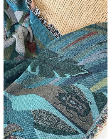 Tropicana Luna - Decke aus Baumwolle House of Hopstock Sofa Kuscheldecke Bettdecke Tagesdecke Wohndecke kaufen Schweiz
