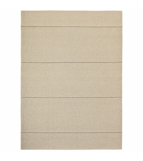 Tapis Vinyle - LILY Sand Brita Sweden tapis scandinave en vinyle lavable en machine de cuisine exterieur salon couloir