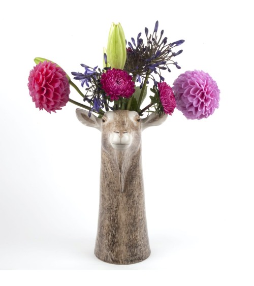 Chèvre Toggenburg - Vase à fleurs Quail Ceramics Quail Ceramics design fleur décoratif original kitatori suisse