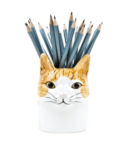 Squash - Portapenne e Vasi per piante - Gatto Quail Ceramics da scrivania eleganti design originali bambina particolari