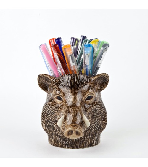 Cinghiale - Portapenne e Vasi per piante Quail Ceramics da scrivania eleganti design originali bambina particolari