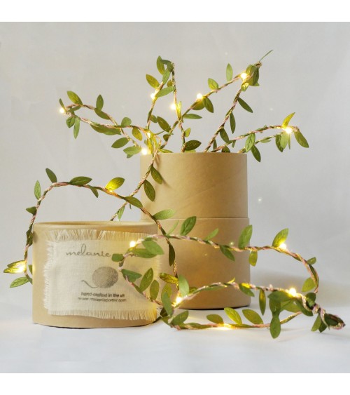 Foglie verdi - Ghirlanda luminosa Melanie Porter decorazioni luminose