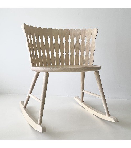 SPIRA Rocking Chair Ash - Fauteuil à bascule design MYLHTA relaxant confortable allaitement maison salon