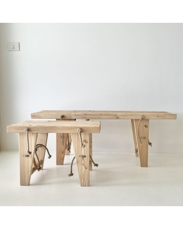 EcoBench 120 cm Larice - Panca in legno EcoFurn