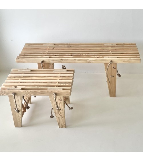 EcoBench 120 cm Larice - Panca in legno EcoFurn