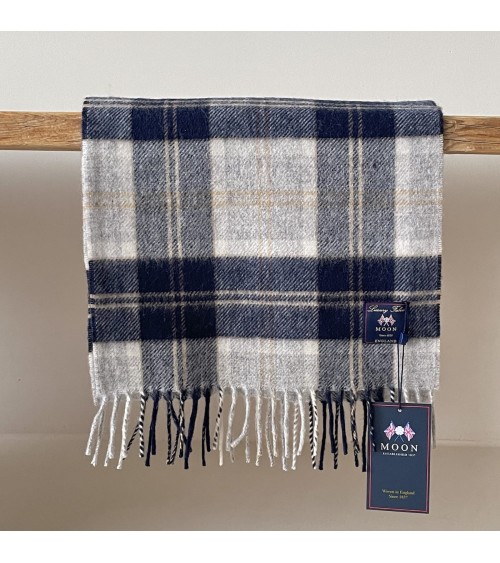 Tartan Bannockbane Silver - englisch Schal, Merino Wollschal Bronte by Moon Damen Winter Winterschal Herrenschal woll schal m...