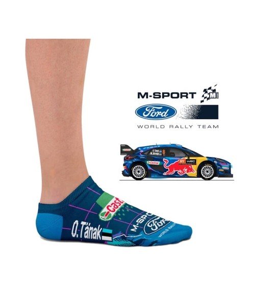 Chaussettes basses - Tänak M-Sport Heel Tread jolies pour femme originales pour homme chausset rigolotes drole Suisse