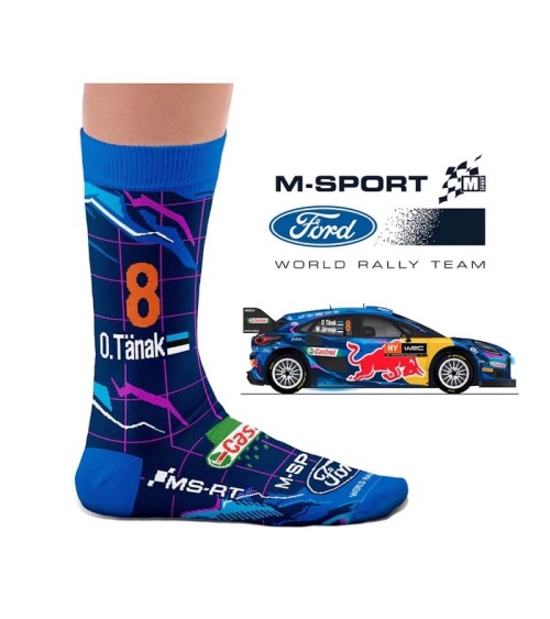 Chaussettes - Tänak M-Sport Heel Tread jolies pour femme originales pour homme chausset rigolotes drole Suisse