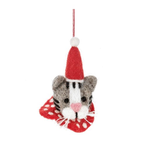 Clarence, il gatto di Natale - Decorazione natale Felt so good Decorazioni natalizie eleganti particolari decoro natale decor...