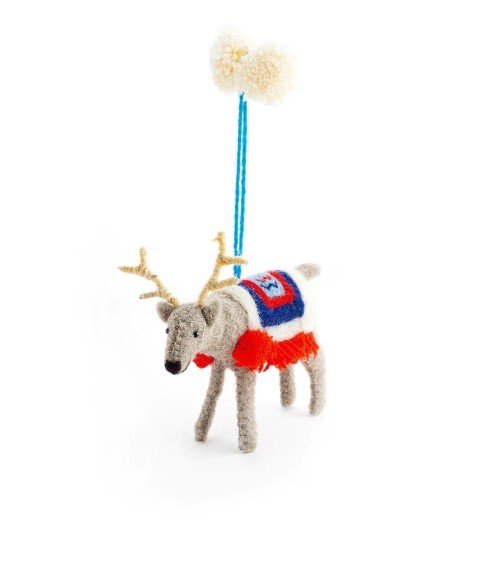 Randolph la renna - Decorazione natale Sew Heart Felt Decorazioni natalizie eleganti particolari decoro natale decorazione al...
