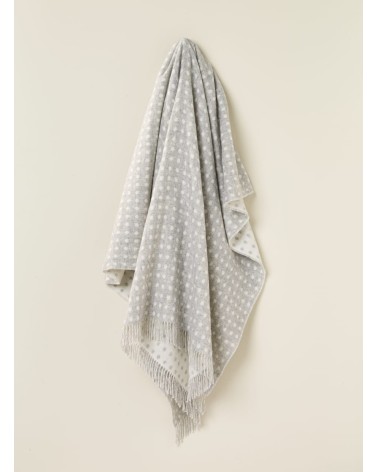 NATURAL SPOT DESIGN Grau - Merino Decke, Wolldecke Bronte by Moon Schafwolldecke warme Woll Decken Sofa wohndecke kaufen