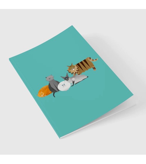 Caractères de chats - Cahier, carnet de notes A5 Ellie Good illustration papeterie originale en ligne suisse