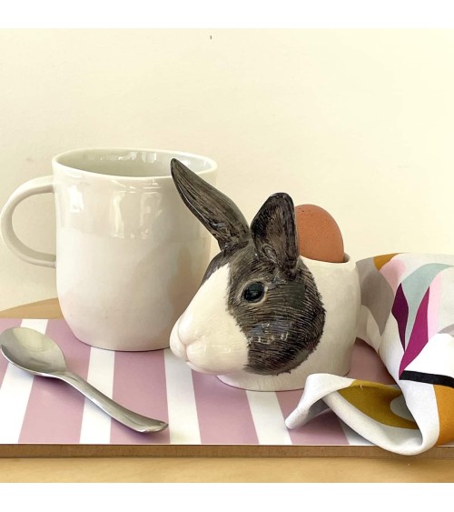 Dutch Rabbit - Eggcup Quail Ceramics cute egg cup holder