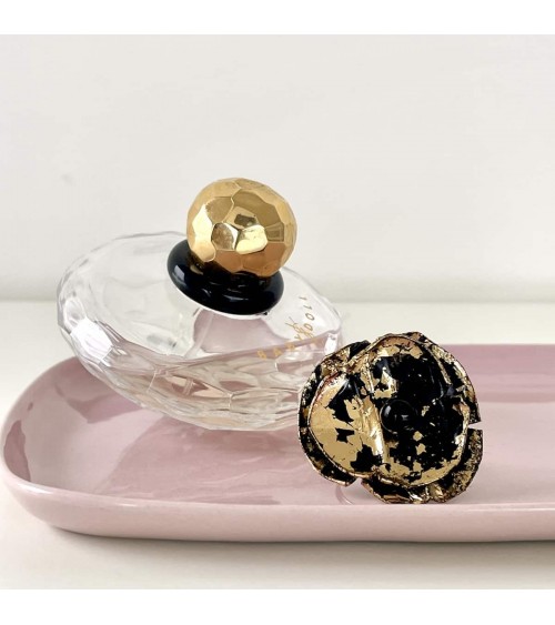 Vassoio in ceramica - Rosa Pallido Quail's Egg decorativo legno vassoio design