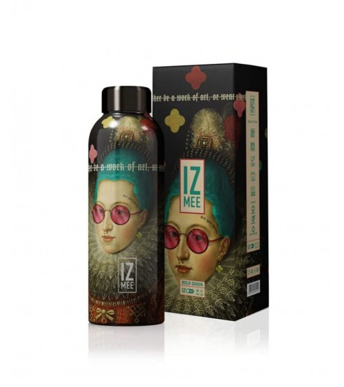 Bold Queen - Gourde Isotherme 510ml IZMEE gourde sport metal d eau aluminium thé design