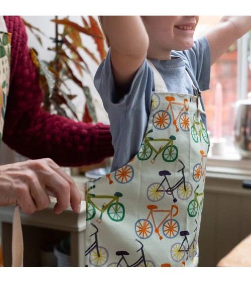 Tablier enfant - Vélo Plewsy personnalisé femme chic homme original cuisinier patissier barbecue