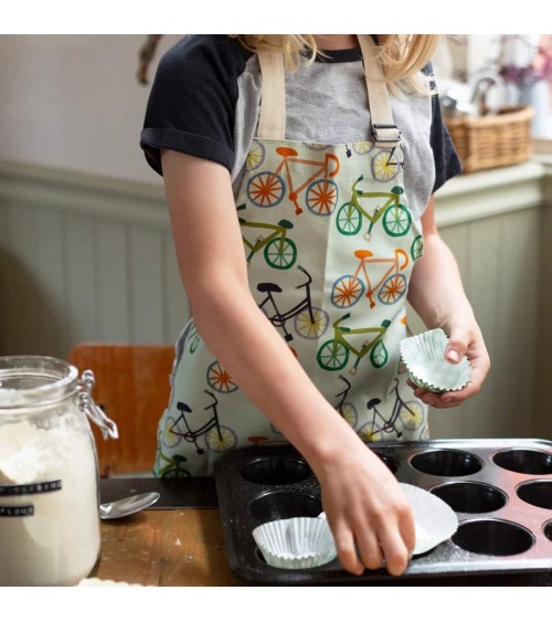 Children's apron - Bicycle Plewsy kitchen cooking women funny cute bbq aprons for men