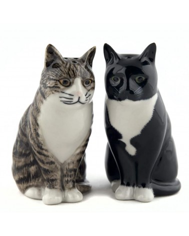 Millie & Julius - Salière et Poivrier Chat Quail Ceramics design sel saliere poivrier salier poivrière