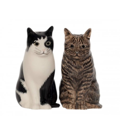 Barney & Clementine - Salière et Poivrier Chat Quail Ceramics design sel saliere poivrier salier poivrière