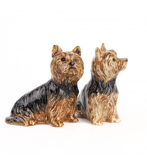 Yorkshire Terrier - Salière et Poivrier Quail Ceramics design sel saliere poivrier salier poivrière